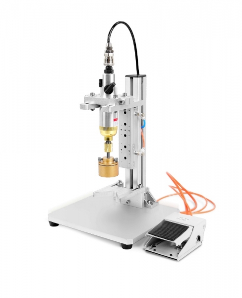 Pneumatic capping machine for pvc caps 10-50mm